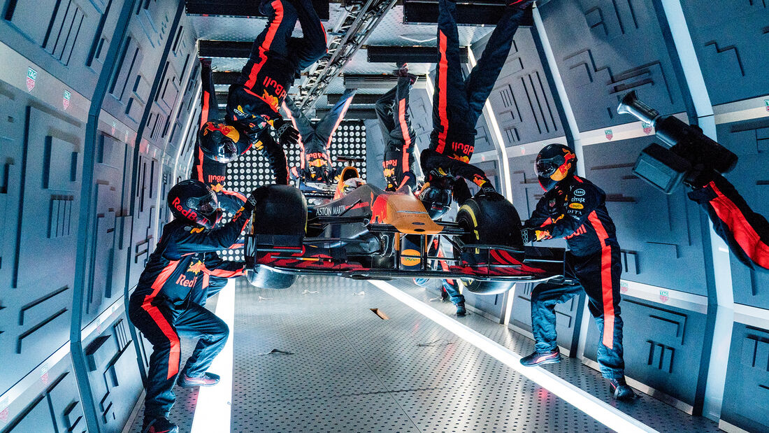 Red Bull - Boxenstopp in Schwerelosigkeit - Parabelflug - 2019