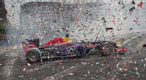 Red Bull - F1-Show - Mexiko - 2015 - Ricciardo & Sainz