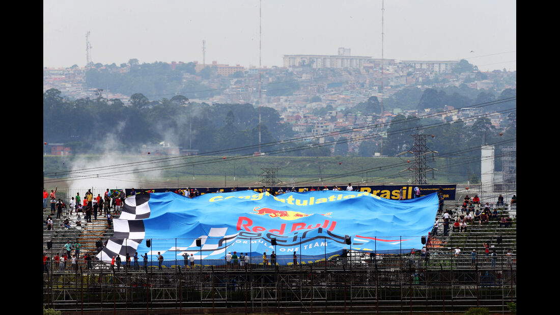 Red Bull-Fans - Formel 1 - GP Brasilien - Sao Paulo - 7. November 2014
