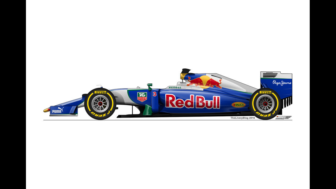 Red Bull - Formel 1 Design Concepts 2016