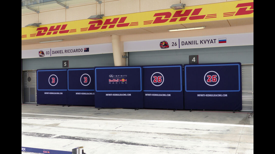 Red Bull - Formel 1 - GP Bahrain - 15. April 2015