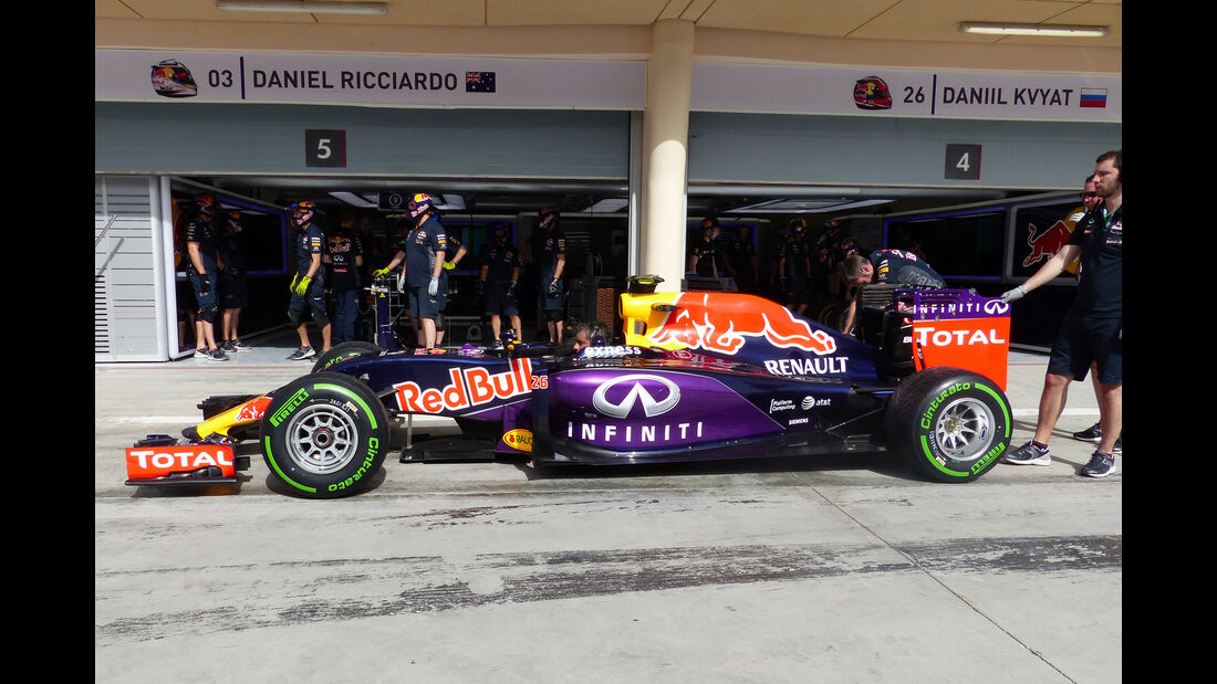 Red Bull - Formel 1 - GP Bahrain - 16. April 2015