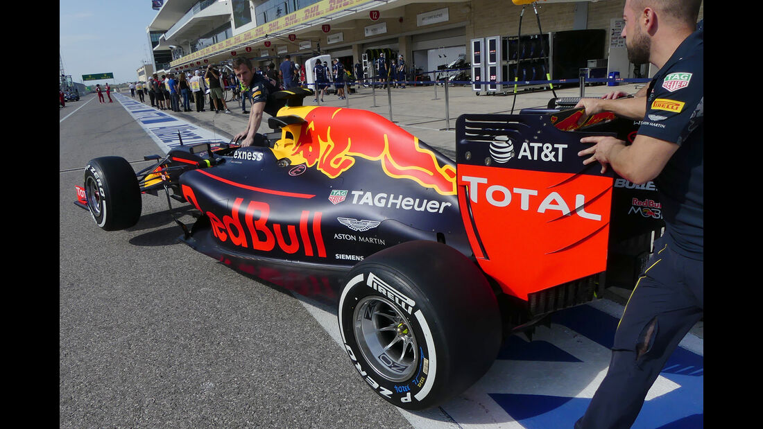 Red Bull - Formel 1 - GP USA - Austin - 20. Oktober 2016