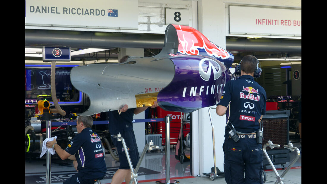 Red Bull - Formel 1 - GP Ungarn - 25. Juli 2014