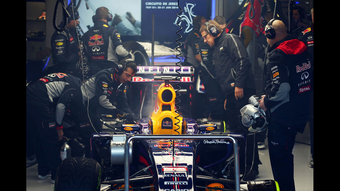Red Bull - Formel 1 - Jerez-Test 2014