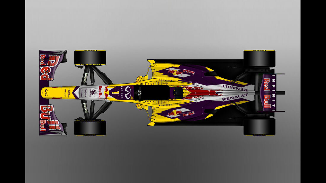 Red Bull - Formel 1 - Lackierung - Design-Concept