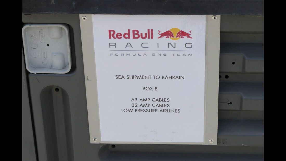Red Bull - GP Bahrain - Sakhir - Mittwoch - 12.04.2017