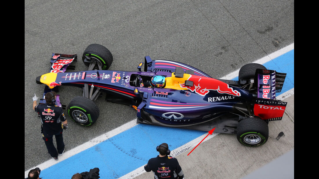 Red Bull - Jerez-Test - Formel 1 - 2014