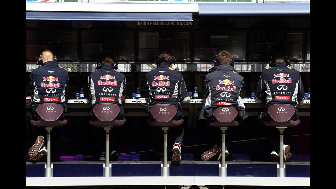 Red Bull Kommandostand - Formel 1 - GP England - 29. Juni 2013