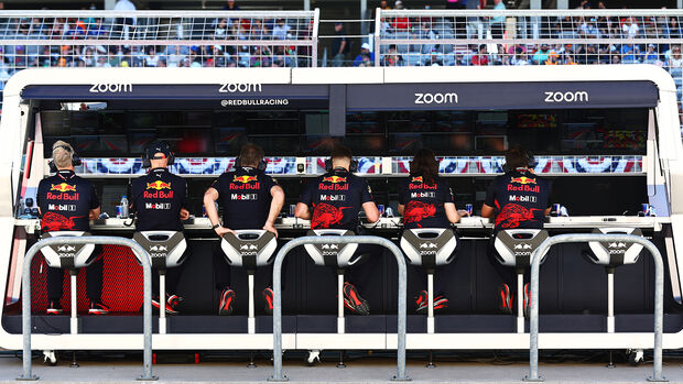 Red-Bull-Kommandostand - GP USA 2022