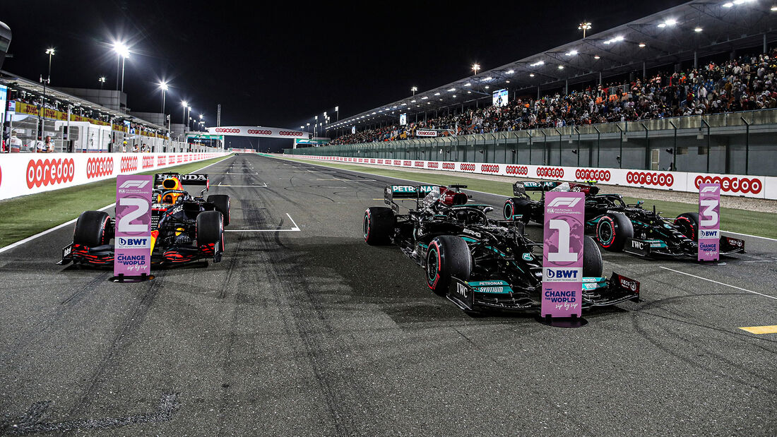 Red Bull - Mercedes - GP Katar 2021 - Qualifikation