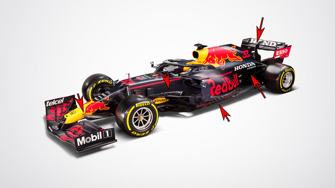 Red Bull RB16B - Formel 1 - Technik - 2021