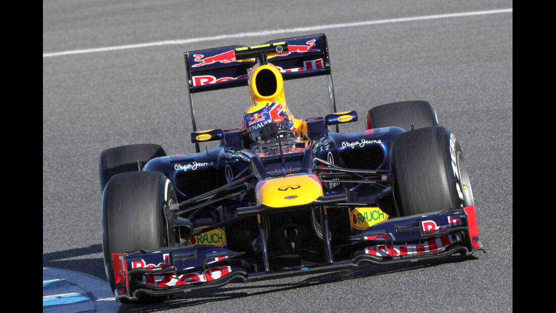 Red Bull RB8 Formel 1 Jerez 2012
