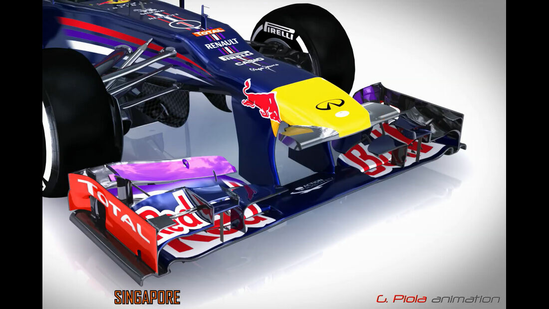 Red Bull RB9 - Piola Technik - Entwicklung 2. Saisonhälfte 2013