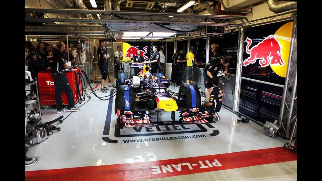 Red Bull Sebastian Vettel - Formel 1 - GP Abu Dhabi - 02. November 2012