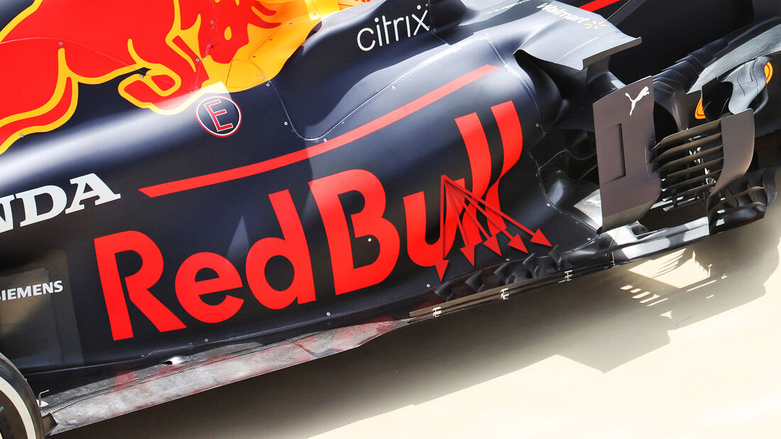Red Bull - Unterboden - F1-Test - Bahrain - 2021