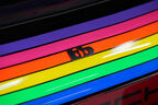 Regenbogen Porsche 911 Turbo-Traga Hybrid Umbau