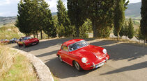 Reise mit Klassiker, Porsche, Ferrari