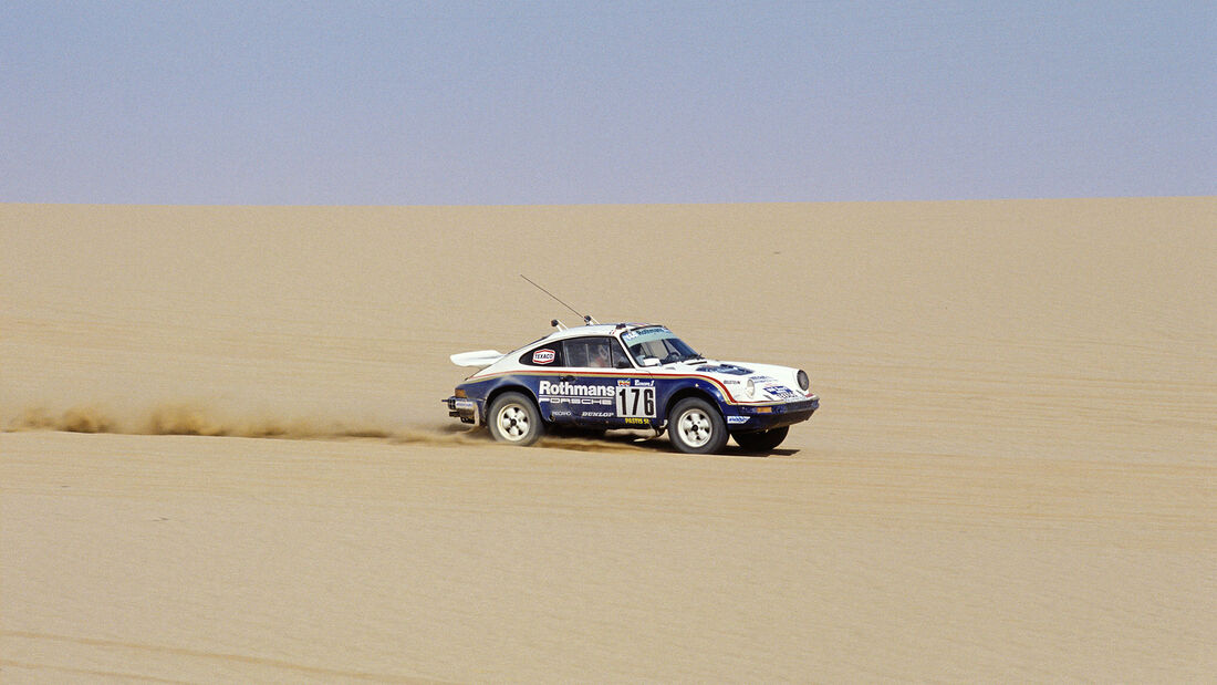 René Metge - Porsche 953 - Dakar - Rallye - Rallye-Dakar 1984
