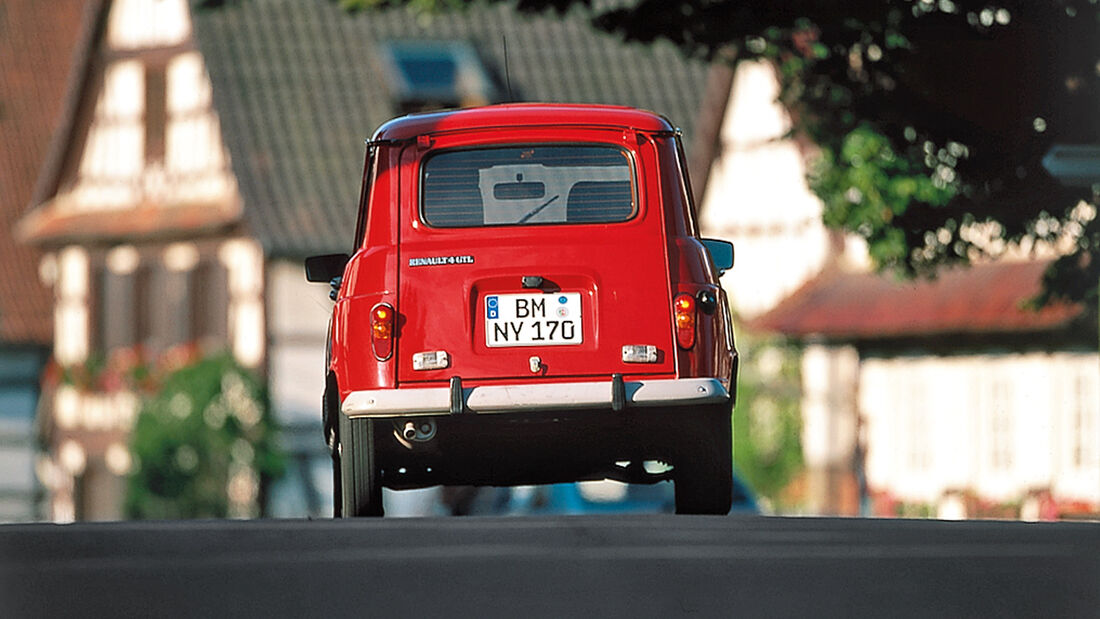 Renault 4 GTL, Heckansicht