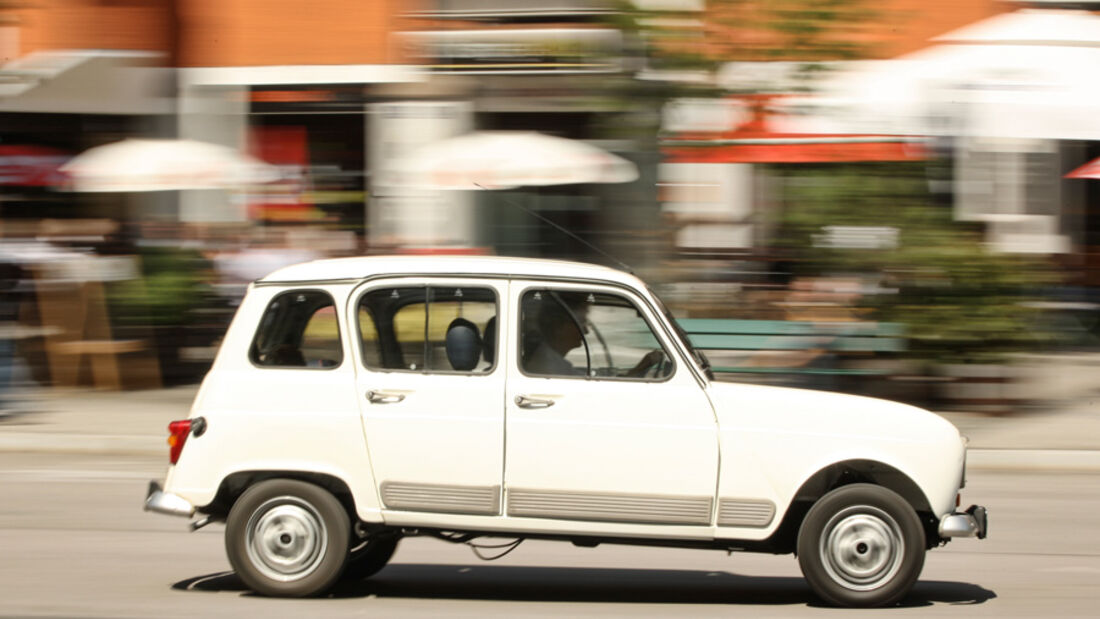 Renault 4, Seitenansicht