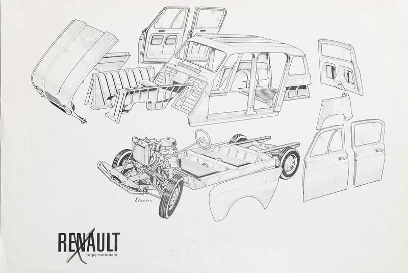 Renault 4 im Test von auto motor und sport Heft 8/1962