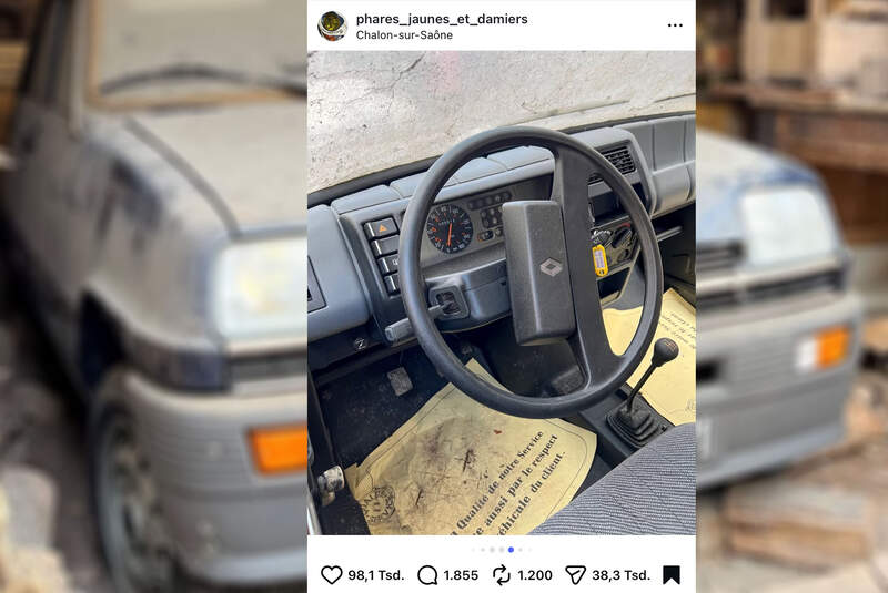 Renault 5 Scheunenfund 12 km (1982)