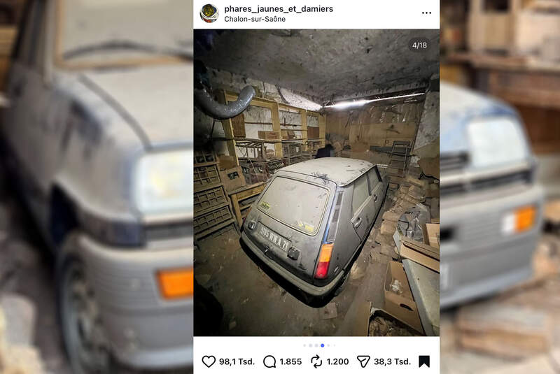 Renault 5 Scheunenfund 12 km (1982)