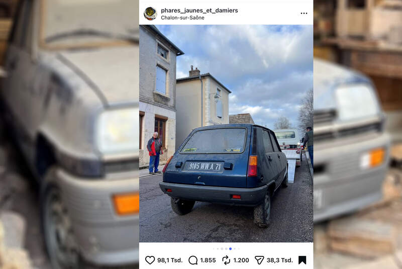 Renault 5 Scheunenfund 12 km (1982)