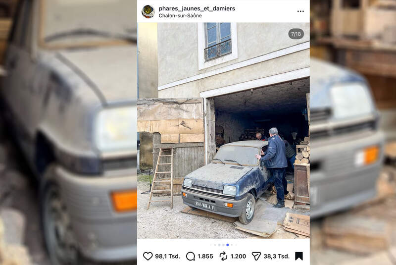 Renault 5 Scheunenfund 12 km (1982)