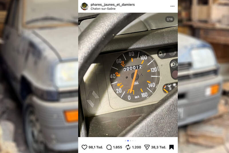 Renault 5 Scheunenfund 12 km (1982)