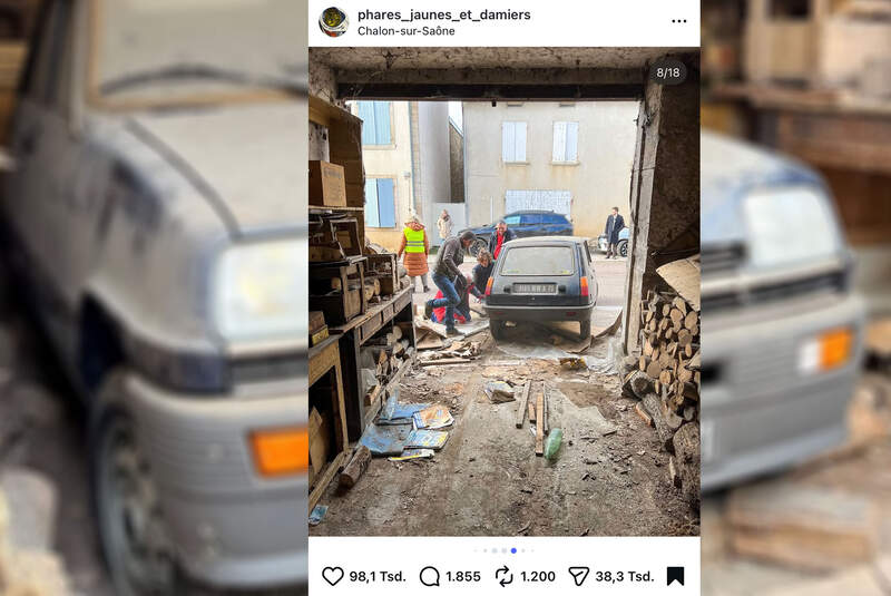 Renault 5 Scheunenfund 12 km (1982)