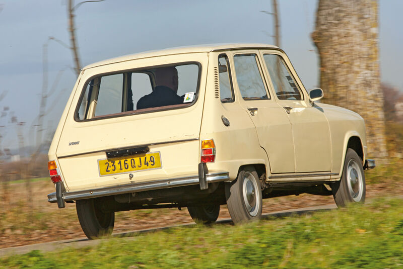Renault 6, Heckansicht