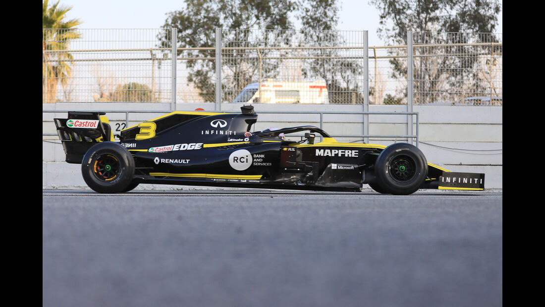 Renault - Abmessungen - Barcelona-Test 2019