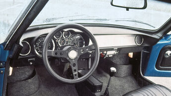 Renault Alpine 1600 S, Cockpit, Lenkrad