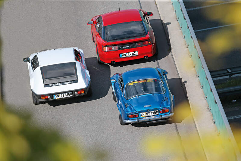 Renault Alpine A110 1300 VC, Renault Alpine A310 V6, Renault Alpine A610 TURBO