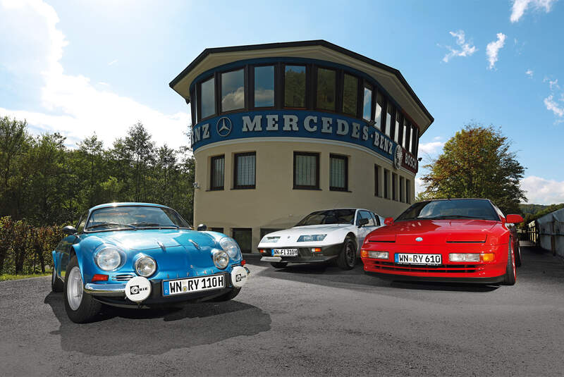 Renault Alpine A110 1300 VC, Renault Alpine A310 V6, Renault Alpine A610 TURBO