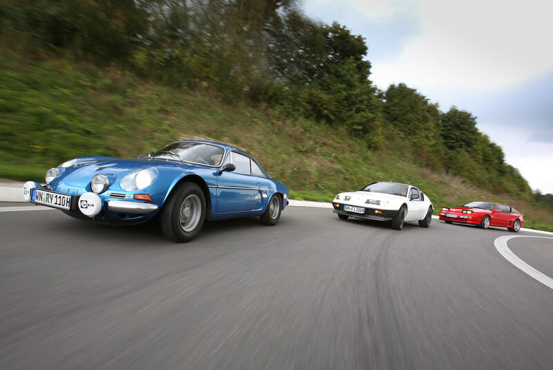 Renault Alpine A110 1300 VC, Renault Alpine A310 V6, Renault Alpine A610 TURBO