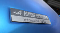Renault Alpine A110 1300 VC, Schild, Typenbezeichnung