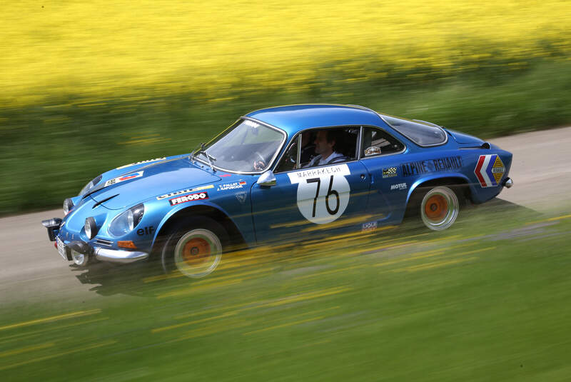 Renault Alpine A110, Seitenansicht