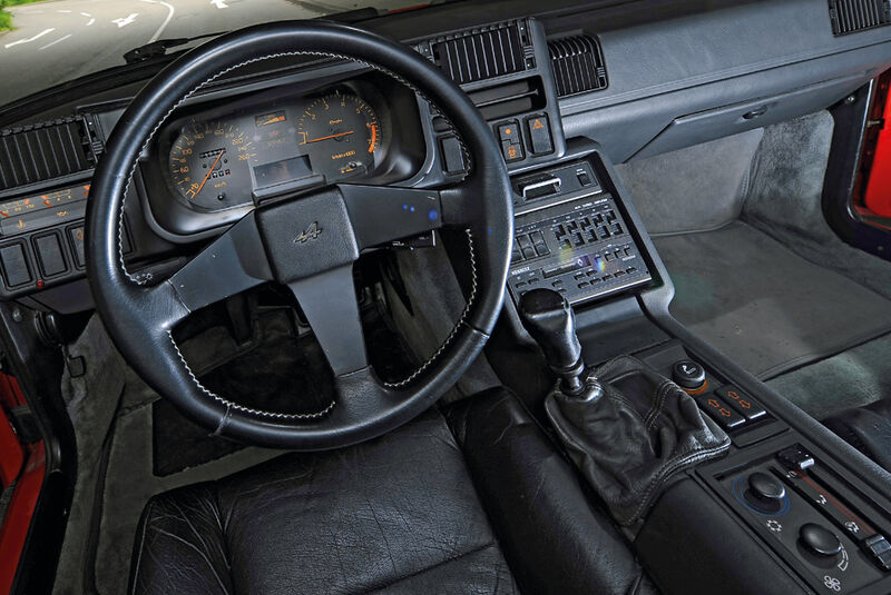 Renault Alpine V6 Turbo (A 502), Baujahr 1990, cockpit