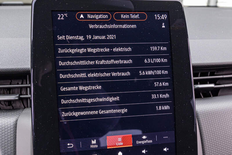 Renault Clio E-Tech, Interieur