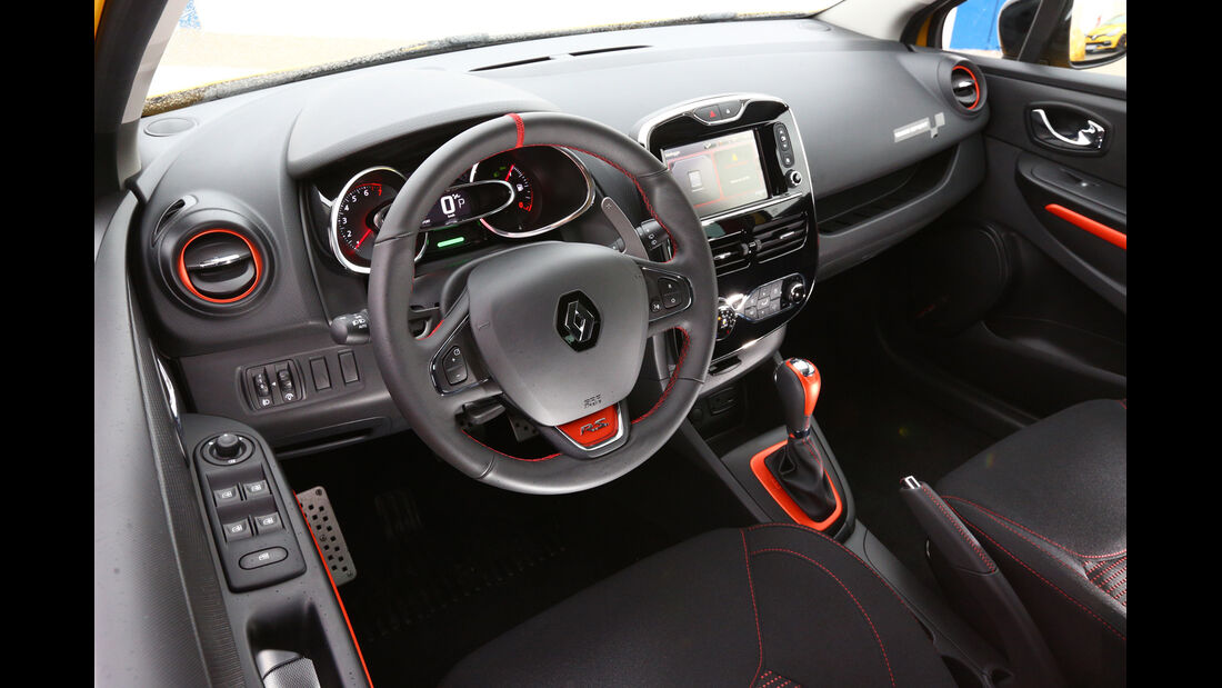 Renault Clio RS, Cockpit, Lenkrad