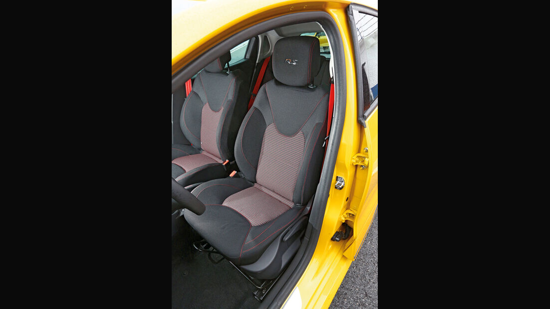 Renault Clio RS, Fahrersitz