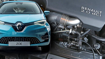 Renault Diesel Ende Zoe Diesel Motor Collage