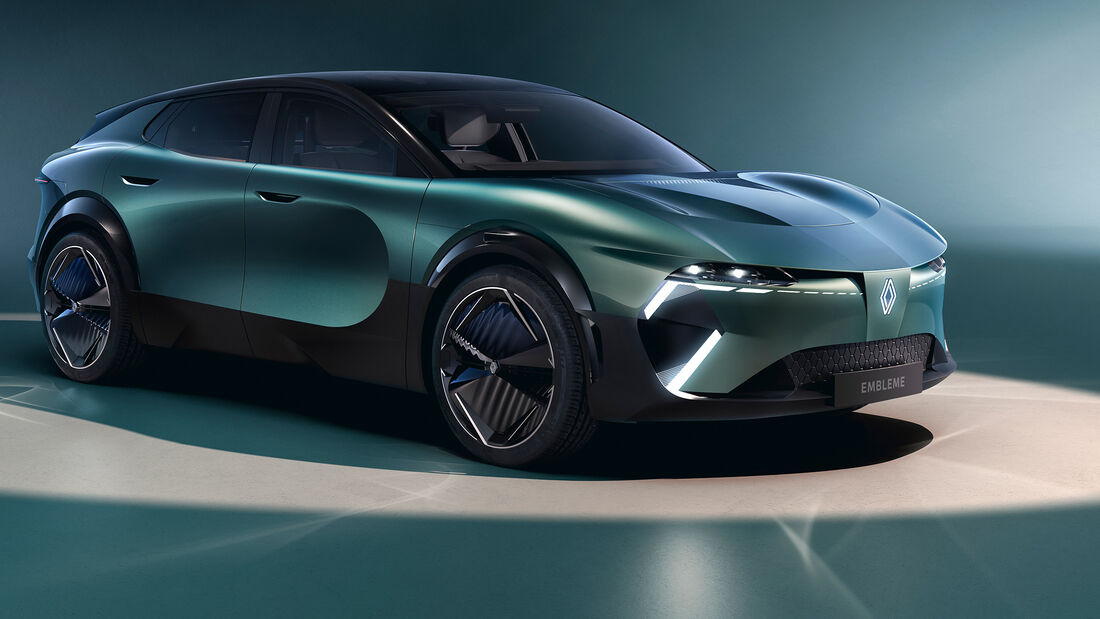 Renault Emblème Wasserstoff Elektro Brennstoffzelle Hybrid Concept