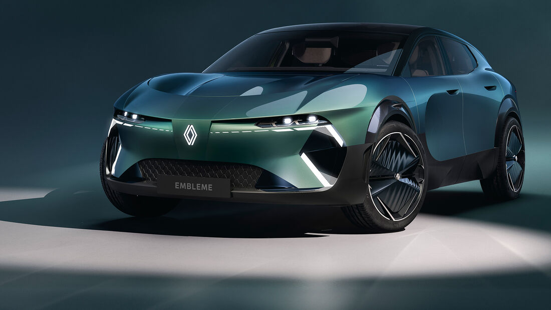 Renault Emblème Wasserstoff Elektro Brennstoffzelle Hybrid Concept