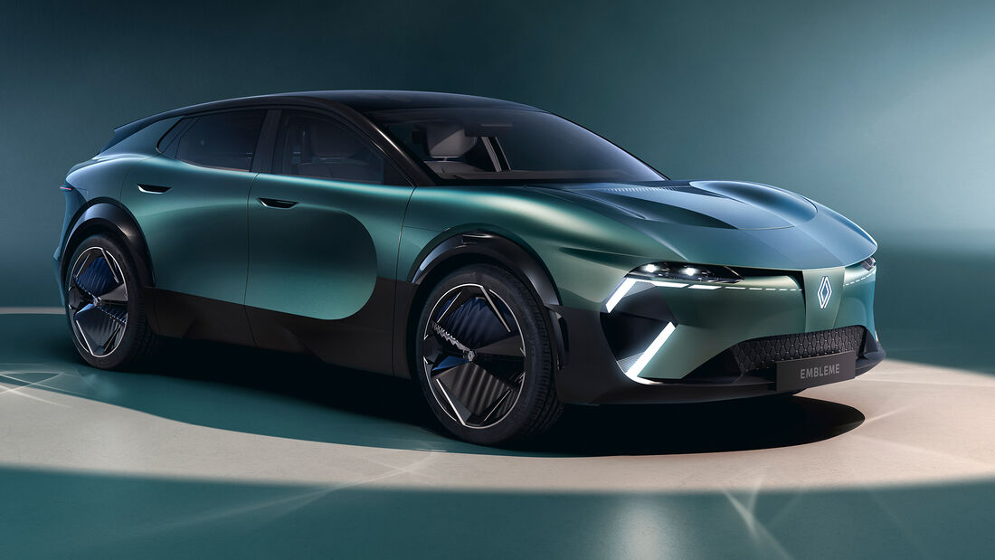 Renault Emblème Wasserstoff Elektro Brennstoffzelle Hybrid Concept