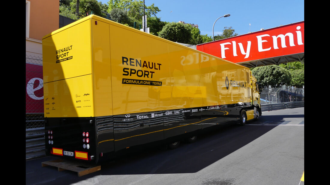 Renault F1 - Formel 1 - GP Monaco - 24. Mai 2016