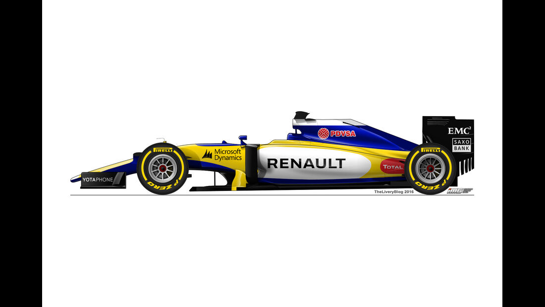 Renault - Formel 1 Design Concepts 2016